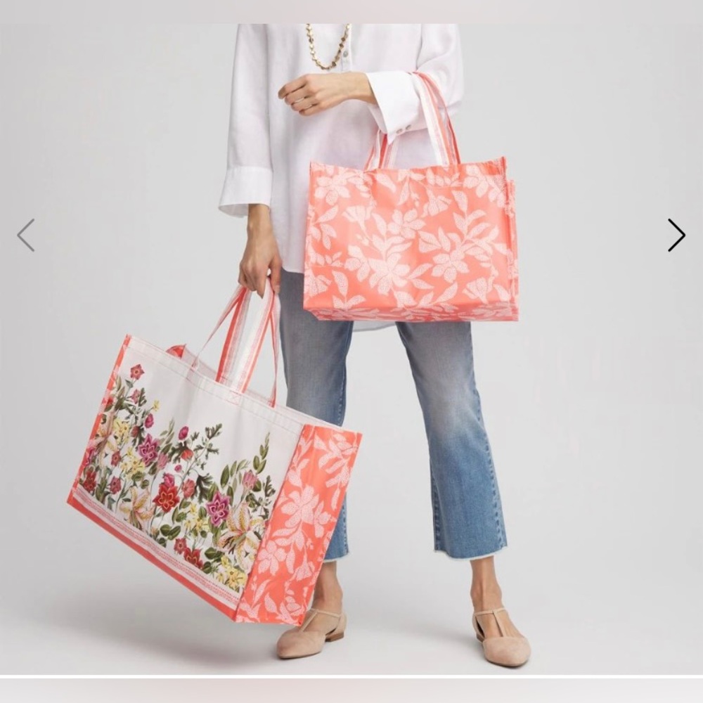 Floral | Reusable Tote Bag | Pink Tote Bag